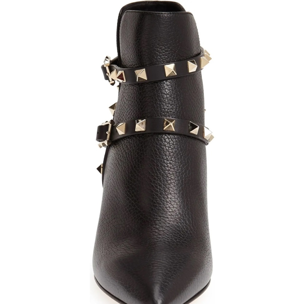 Valentino Garavani Valentino Garavani Black leather Biker Rockstud low boot main image 1
